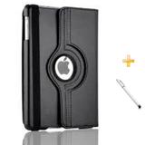 Capa/Case Couro iPad Mini 2/3 Giratória 360 / Caneta Touch (Preto) - Bd cases