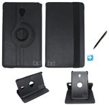 Capa Case Galaxy Tab A 8.0 2017 - T385 Giratória 360 / Caneta Touch (Preto) - Skin t18