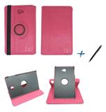 Capa Case Galaxy Tab A Note - 10.1 P580 / P585 Giratória / Caneta Touch (Pink) - Skin t18