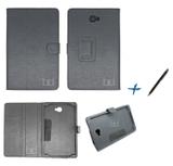 Capa Case Galaxy Tab A Note - 10.1 T580 Carteira / Caneta Touch (Preto) - Skin t18