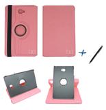 Capa Case Galaxy Tab A Note - 10.1 T580 / T585 Giratória / Caneta Touch (Rosa) - Skin t18