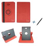 Capa Case Galaxy Tab A Note - 10.1 T580 / T585 Giratória / Caneta Touch (Vermelho) - Bd cases
