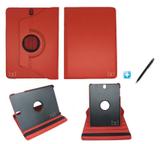 Capa Case Galaxy Tab S3 - T820/T825 Giratória / Caneta Touch (Vermelho) - Bd cases