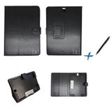 Capa Case Galaxy Tab S3 - T820/T825 Pasta / Carteira + Caneta Touch (Preto) - Bd cases