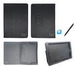 Capa Case New iPad 2017 - 9,7" Carteira/Pasta / Caneta Touch (Preto) - Bd cases