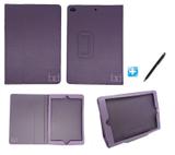 Capa Case New iPad 2017 - 9,7" Carteira/Pasta / Caneta Touch (Roxo) - Bd cases