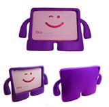 Capa Case Protetor Infantil Anti-Choque/Impacto iPad Air 1/2 (iPad 5/6) (Roxo) - Bd cases