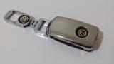 Capa Chaveiro Cromado + Liga de Metal Vw Polo Golf Gol - Volkswagen