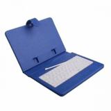 Capa com Teclado de 7 Polegadas com Ganchos Azul - Gbmax