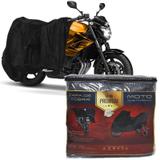 Capa Couro Cobrir Crf Shadow Super Tenere S1000 Maxsym Strom Fat Bob Burgman Softail - S/m