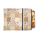 Capa de assadeira retangular média patchwork - Recanto da costura