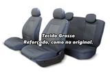 Capa de Banco Carro Tecido Grosso Reforçado Cinza Hyundai HB20 HB20x HB20S e Universal - Carrhel