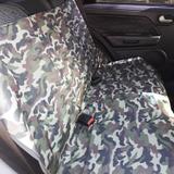 Capa de Banco Traseiro Pet Cachorro para Carros Pequenos Médios - Camuflada - Encapar