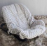 Capa de Bebê Conforto Adapt - Chevron Amarelo - Laura baby