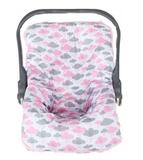 Capa de Bebê Conforto Nuvem Rosa - I9 baby