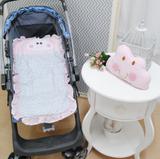Capa de Carrinho Chevron Bordada com Almofada - Bruna baby