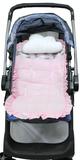 Capa de Carrinho com Travesseiro Geométrico rosa - Bruna baby