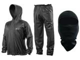 Capa de Chuva Delta Com Capuz PVC Motociclista Motoboy + Balaclava
