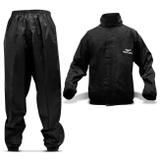 Capa de Chuva Motoqueiro Piraval Nylon Emborrachado Impermeável Preta Tamanho G