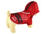 Capa De Chuva Para Cães Impermeável - P - Vermelha - Guttipet