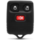 Capa de Controle Chave Ford Ka Fiesta Hatch Sedan 2002 a 2012 Ecosport 2003 a 2012 3 Botões Preto - B. imports