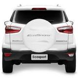Capa de Estepe Eco Sport até 2017 Injetada Aro 15 (pneu 205/65) e Aro 16 Branco Artico - Flash