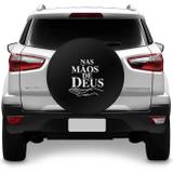 Capa De Estepe Ecosport 2003 A 2018 Nas Mãos De Deus Com Cadeado - Flash tapetes