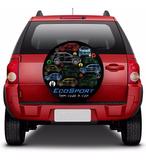 Capa de Estepe Ecosport Air Cross Crossfox Spin 2003 a 2017 Eco Color com Cadeado Aros 15 e 16 - Splody