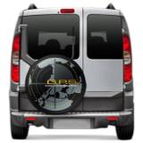Capa De Estepe FIAT Doblo 2002 A 2018 GPS Global Preto e Cinza com Elástico - Splody