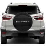 Capa de Estepe Parcial Ford Ecosport 2013 a 2018 Preto Ebony Aro 15 16 Rígida - Marçon