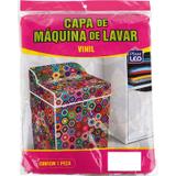 Capa De Máquina De Lavar Vinil Tamanho G-PLAST LEO