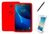 Capa de Silicone Galaxy Tab A Note 10.1 Pol modelo: P580/P585 Vermelho + Pel Vidro e Can Touch - Bd cases