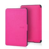Capa em Couro Magnética Para Amazon Kindle 8ª Geração - Rosa - H'maston
