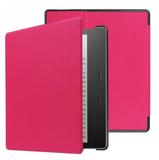 Capa Em Couro Magnética Para Amazon Kindle Oasis - Rosa - Hmaston