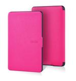 Capa Em Couro Magnética Para Amazon Kindle Paperwhite - Rosa - Hmaston