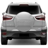 Capa Estepe Rígida Ford Ecosport 2013 2014 2015 2016 2017 2018 Prata Dublin com Cadeado - Marçon