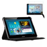 Capa Giratória Inclinável Para Tablet Samsung Galaxy Note 10.1" GT-N8000 / N8010 / N8020 + Película de Vidro - Lka