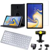 Capa Giratória Samsung Tab S4 10.5 T830/T835 + Película + Teclado + Suporte +Caneta - Armyshield