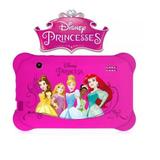 Capa Infantil Tablet 7 Pol Universal Disney Princesas Emborrachada Rosa - PR939 - Multilaser