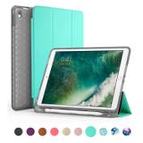 Capa Ipad 9.7 Wb Antichoque Verde Com Compart. P/ Apple Pencil