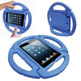 Capa Ipad Mini 1 2 3 Apple Anti Choque Infantil Volante Azul - Fam