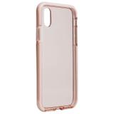 Capa iPhone XS / X, Transparente Rosa, Híbrida, Pong - Default