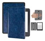 Capa Kindle 10ª geração com iluminação embutida Auto Hibernação Fecho Magnético Alça Azul - Fullmosa