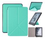 Capa Kindle 10ª geração com iluminação embutida Auto Hibernação Fecho Magnético Origami Verde - Fullmosa