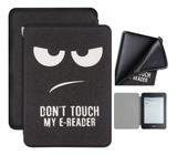 Capa Kindle 10ª geração com iluminação embutida Auto Hibernação Fecho Magnético Silicone Don't - Fullmosa