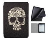 Capa Kindle 10ª geração com iluminação embutida Auto Hibernação Fecho Magnético Silicone Skull - Fullmosa