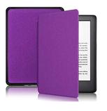 Capa Kindle 10ª geração com iluminação embutida Função Liga/Desliga - Fechamento magnético - Roxa - Fullmosa