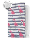 Capa Kindle 10ª Geração WB - Ultra Leve Auto Hibernação Sensor Magnético Silicone Flexível Flamingo