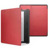 Capa Kindle Oasis 10ª e 9ª Geração WB Auto Liga/Desliga Ultra Leve Sensor Magnético Couro Vermelha