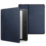 Capa Kindle Oasis Wb Auto Liga/Desliga - Couro Premium Azul Marinho